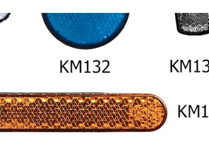 KM135 Amber Reflector